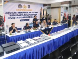 210 WNA Diamankan dalam Pengungkapan Dugaan Online Scam Trading di Apartemen Batam