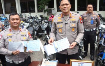 Polisi Tindak 262 Pelanggar di Batam, 198 Motor Knalpot Brong Diamankan