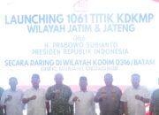 Prabowo Resmikan 1.061 Koperasi Merah Putih di Batam, Kapolda Kepri Turut Hadir