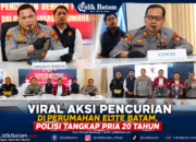 Viral Aksi Pencurian di Perumahan Elite Batam, Polisi Tangkap Pria 20 Tahun