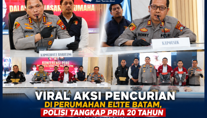 Viral Aksi Pencurian di Perumahan Elite Batam, Polisi Tangkap Pria 20 Tahun