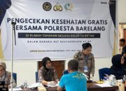 Cek Kesehatan Gratis di Rutan Batam, Bentuk Kepedulian di HUT Bhayangkara ke-80