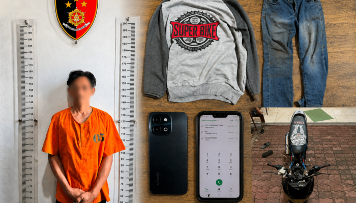 Polisi Ringkus Pelaku Curas di Sungai Beduk Batam, Motor dan Ponsel Korban Disita