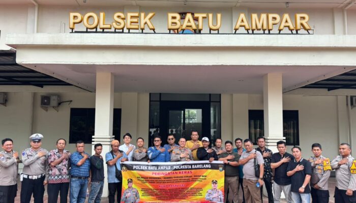 Tak Cuma Kejar Pelaku, Polsek Batu Ampar Perketat Pengawasan Pengepul Barang Bekas