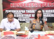 Polda Kepri Ungkap 6 Kasus Narkoba, 11 Tersangka Diciduk dan 376 Gram Sabu Dibuang ke Laut