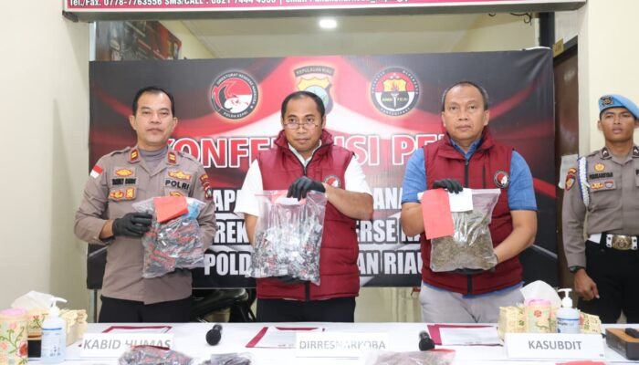 Polda Kepri Ungkap 24 Kasus Narkoba, 36 Tersangka Diciduk