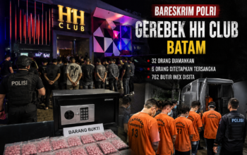 32 Orang Diamankan Bareskrim di HH Club Batam, 6 Jadi Tersangka dan 762 Butir Inex Disita