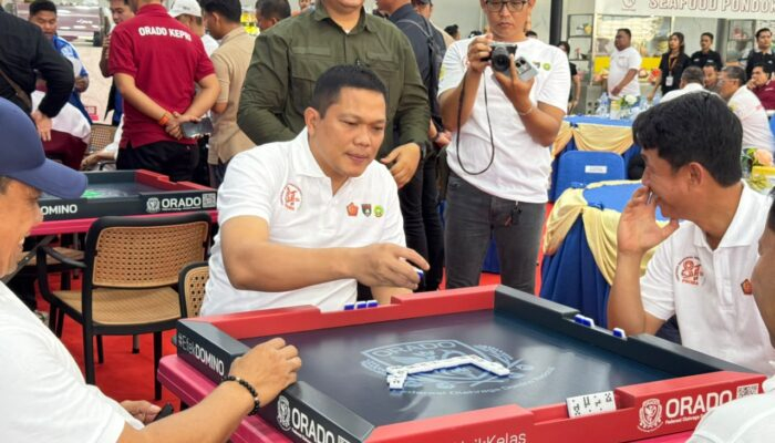 Kapolresta Barelang Hadiri Open Tournament Domino Orado 101 Piala Panglima TNI