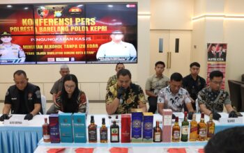 Peredaran Miras Tanpa Izin Terbongkar di Bengkong, Polisi Tetapkan Satu Tersangka